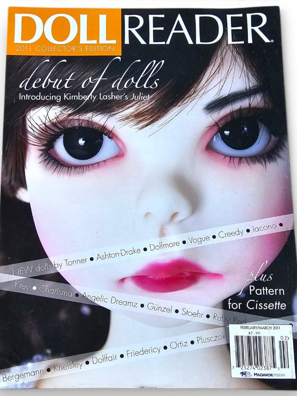 Doll Reader Magazine Debut of Dolls Cissette Pattern February/March 2011